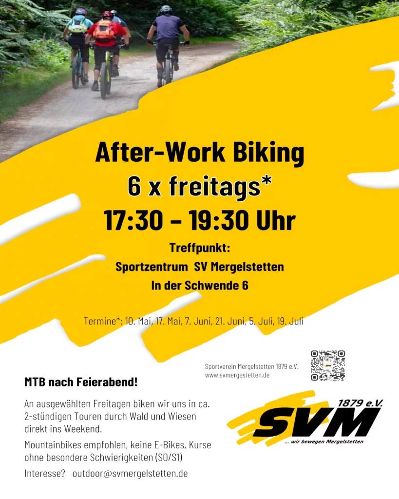 2024 - Angebot - Outdoor - Afterwork-Biking